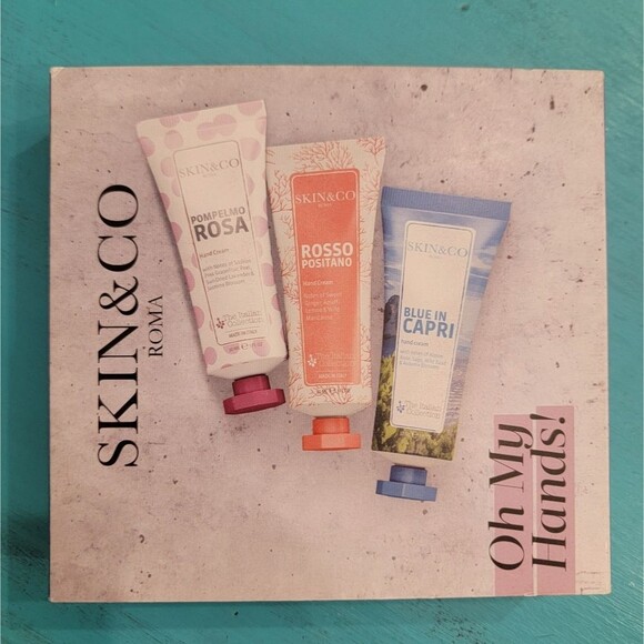 NEW Skin & Co Roma 3 Pc Hand Cream Set Travel Sizes 3 Scents Oh My Hands - Picture 7 of 11